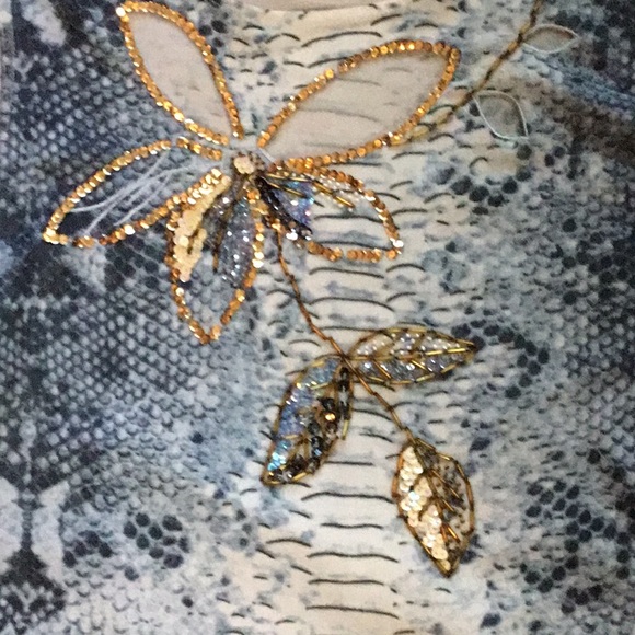 Vintage Together Embellished Spiegel Top L - Picture 2 of 5